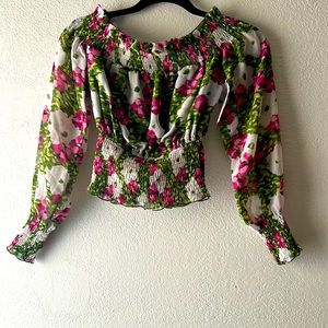 Bar lll floral blouse size X Small